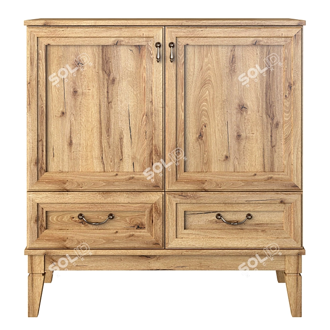 MK-65 Series Chest of Drawers 3D model image 2