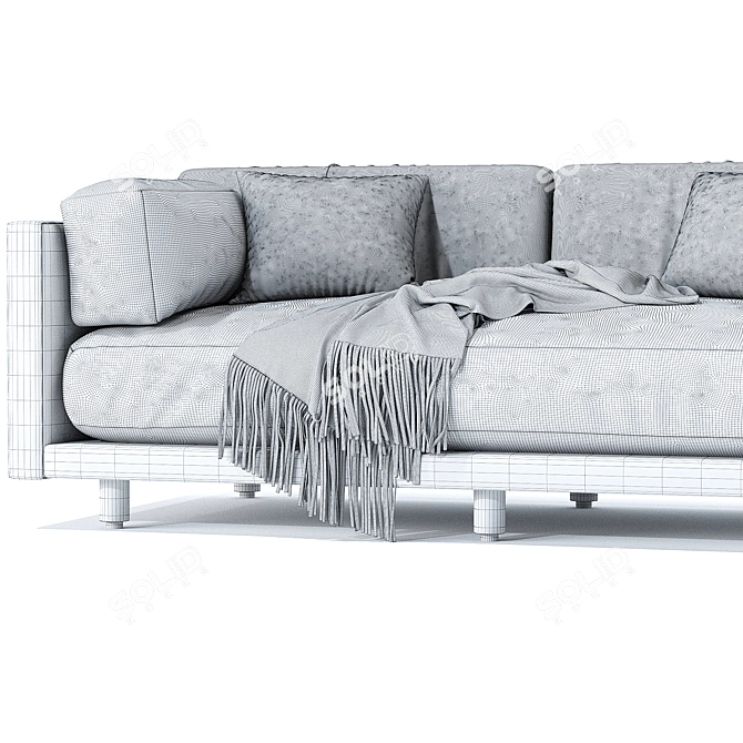 Modern 82" Sunday Sofa by Blu Dot 3D model image 4