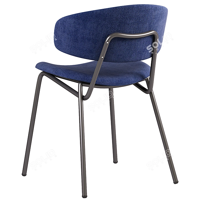 Sophia Padded Chair: Modern Comfort for your Space 3D model image 3