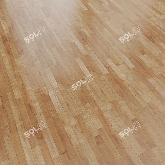 Title: Linear Shift Parquet - 1285mm x 192mm 3D model image 1