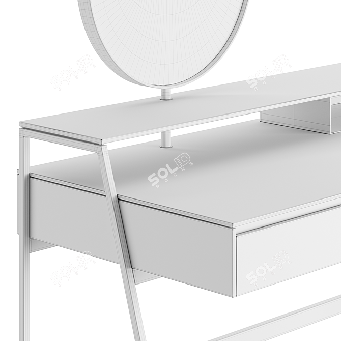 Gallotti&Radice Venere Lite: Elegant Console with 2 Drawers 3D model image 4