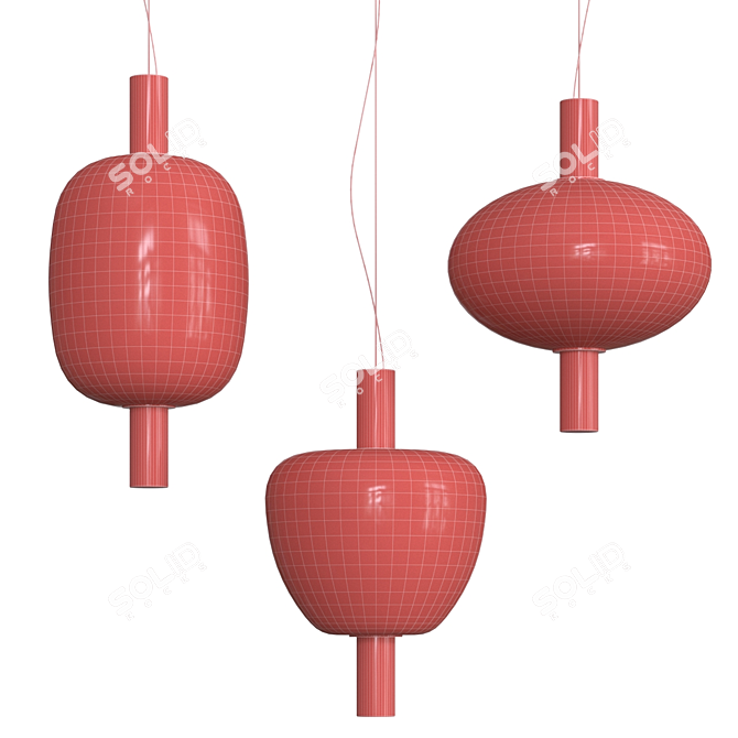 Vistosi Riflesso SP Pendant Lights 3D model image 2