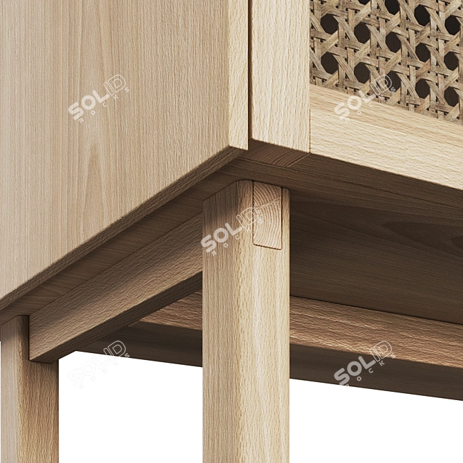 Modern Oak Buffet: CANA by Bolia 3D model image 3