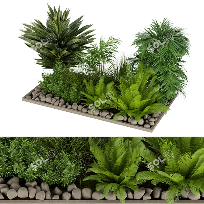  Leafy Oasis: Collection Plant vol. 303 | Outdoor Beauty 3D model image 1