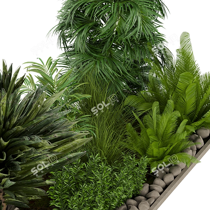  Leafy Oasis: Collection Plant vol. 303 | Outdoor Beauty 3D model image 5