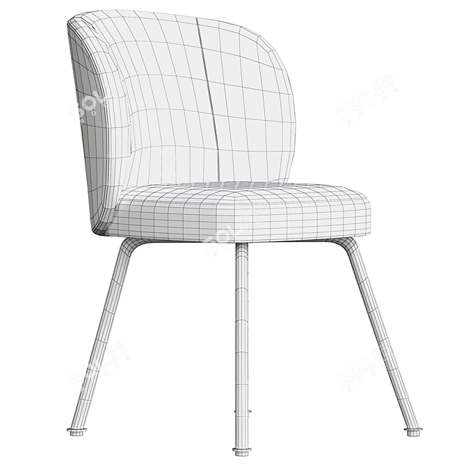 Stylish Greer Dining Chair: 2017 Version 3D model image 5