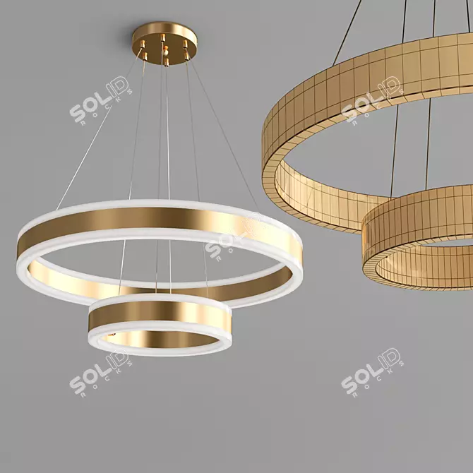 Modern Design Septima Lamp 3D model image 2