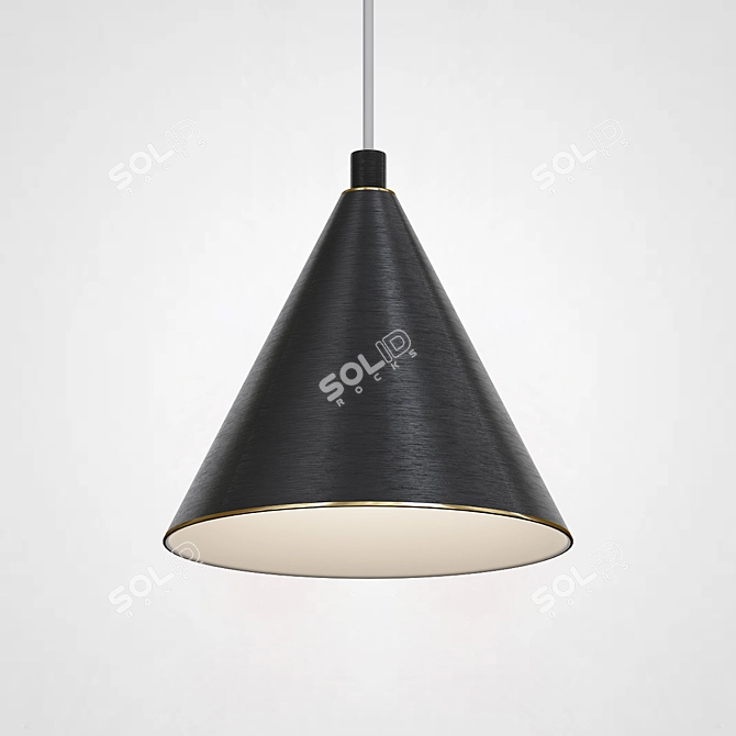 Rigel Brass Metal Pendant Light 3D model image 3