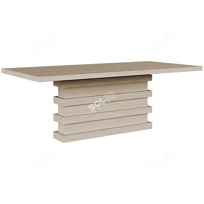 Restoration Hardware Dining Table 3D model image 2