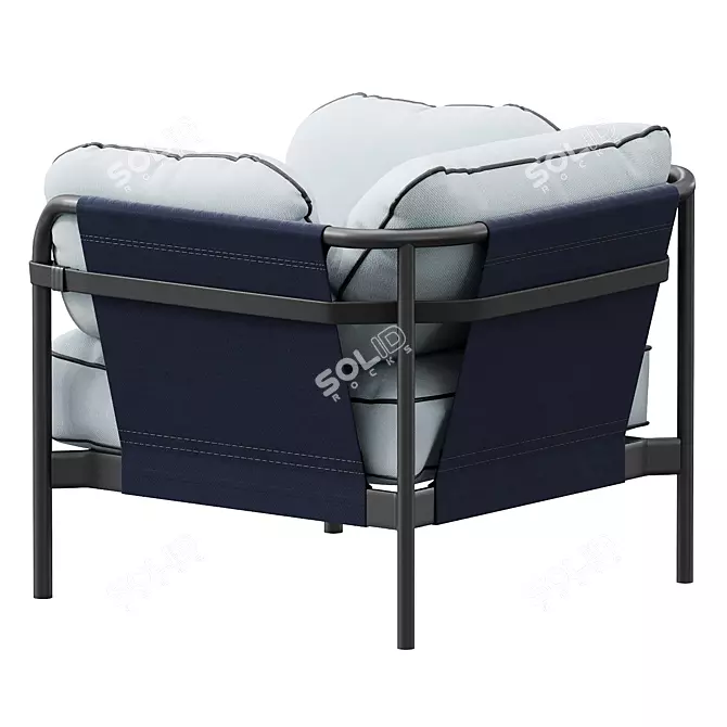 Premium Comfort: Can HAY Armchair 3D model image 5