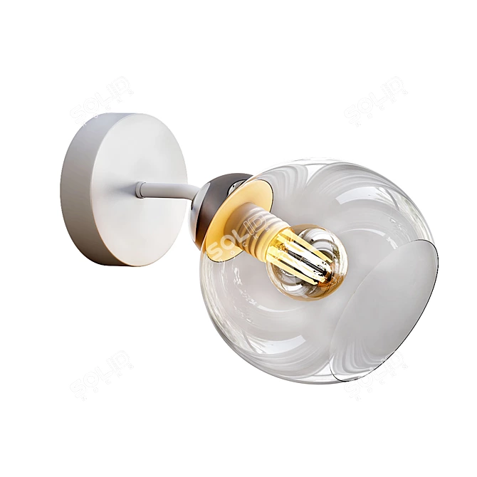 Alana Sconce: Elegant Luminary for Modern Spaces 3D model image 1