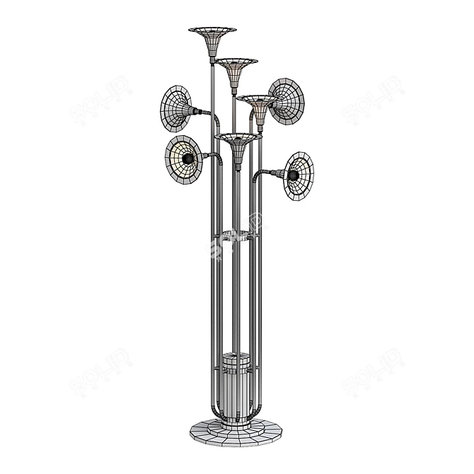 Botti Floor Lamp - Vintage Elegance for Your Home 3D model image 2