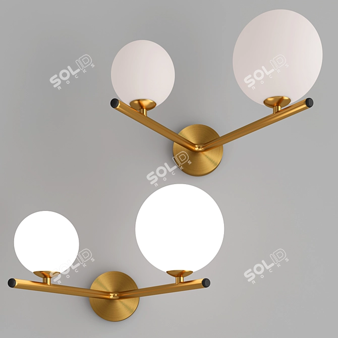 Luisa Wall Sconce: 2013 Design, Centimeters, V-Ray, 3Ds Max 3D model image 2