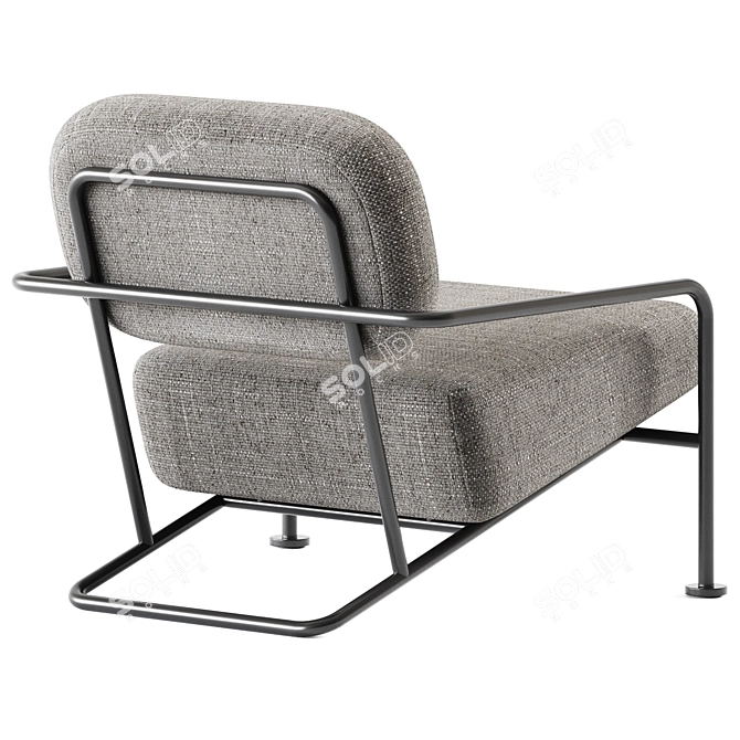 Ahus Outdoor Armchair: Stylish Comfort 3D model image 2