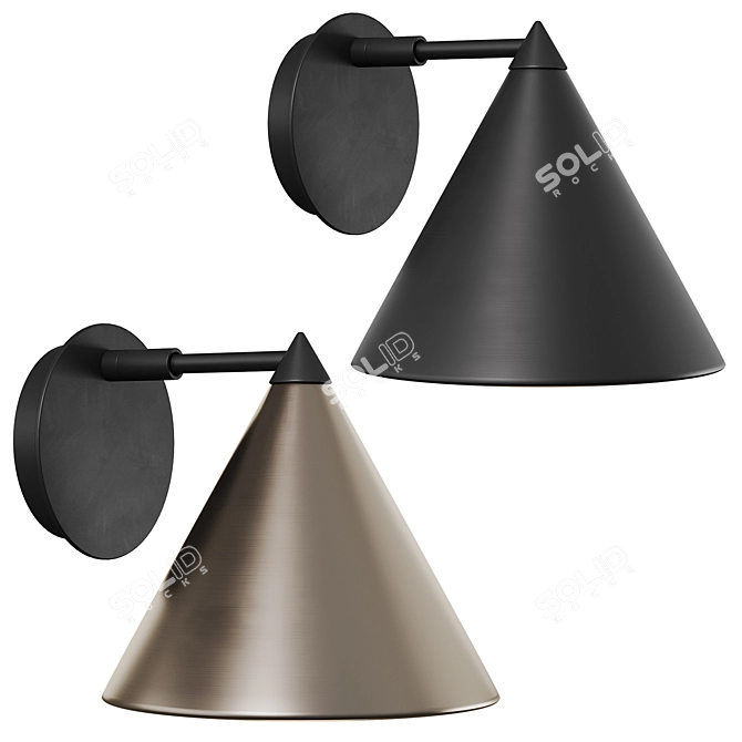 Elegant Moke Bra for Beautiful Lighting 3D model image 1