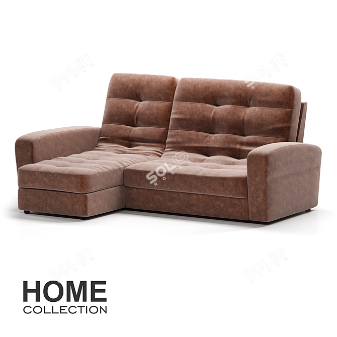 Cozy Lounge Sofa: 179x242x106 cm 3D model image 4