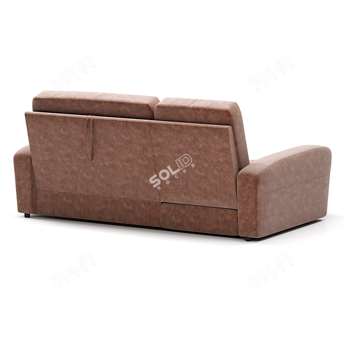 Cozy Lounge Sofa: 179x242x106 cm 3D model image 5