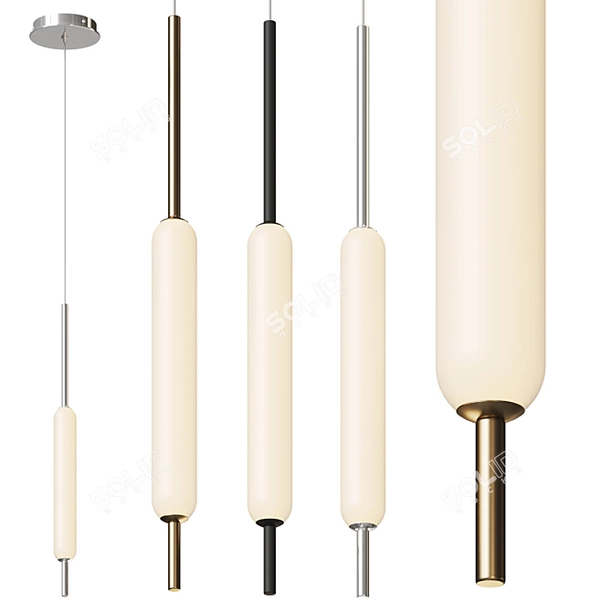 Modern Cumberland LED Mini Pendant by Eurofase 3D model image 1