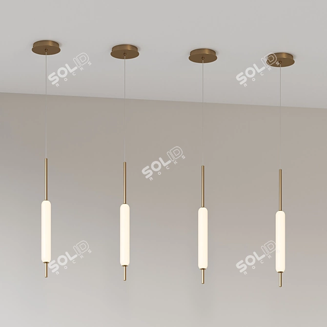 Modern Cumberland LED Mini Pendant by Eurofase 3D model image 2