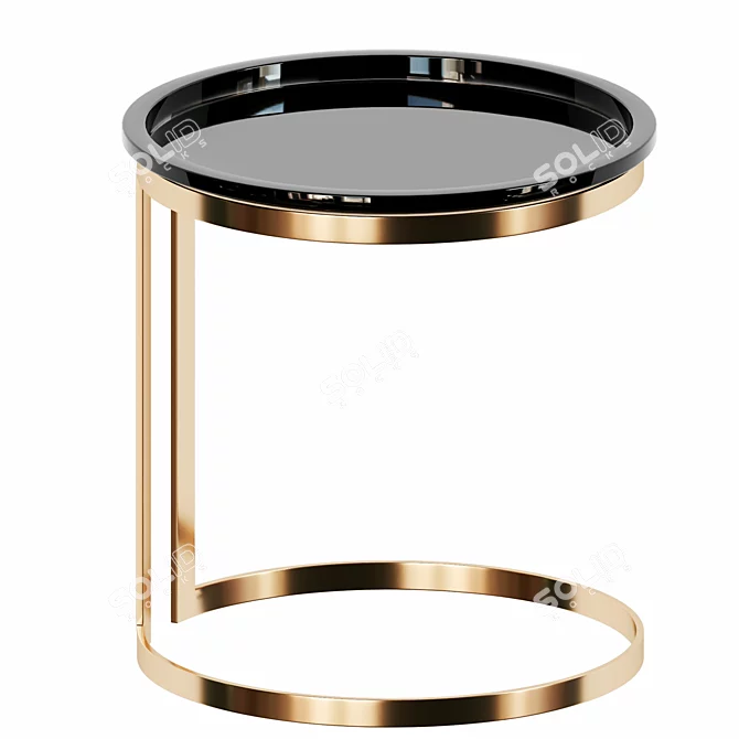 Modern Round Coffee Table ZHIRONG 3D model image 1