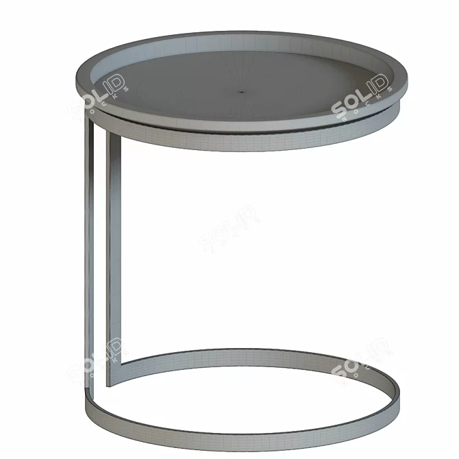 Modern Round Coffee Table ZHIRONG 3D model image 2