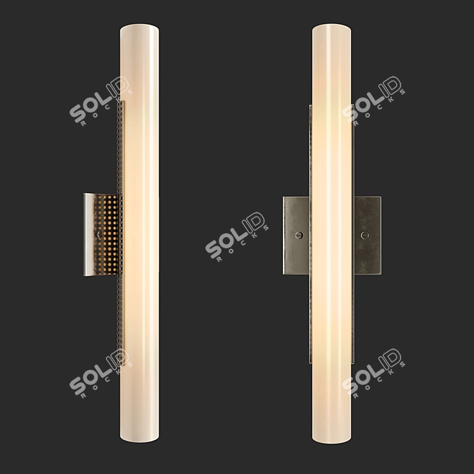 Sleek Precision Bath Light 3D model image 1