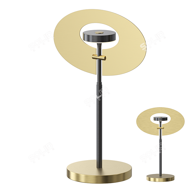 Modern LED Desk Lamp 3D model image 1