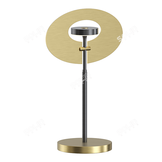 Modern LED Desk Lamp 3D model image 2