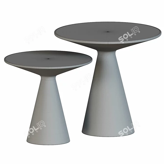 Sophisticated Mushroom Coffee Table 3D model image 2
