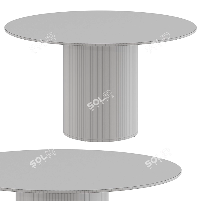 SOLANAS | Elegant Outdoor Dining Table 3D model image 2