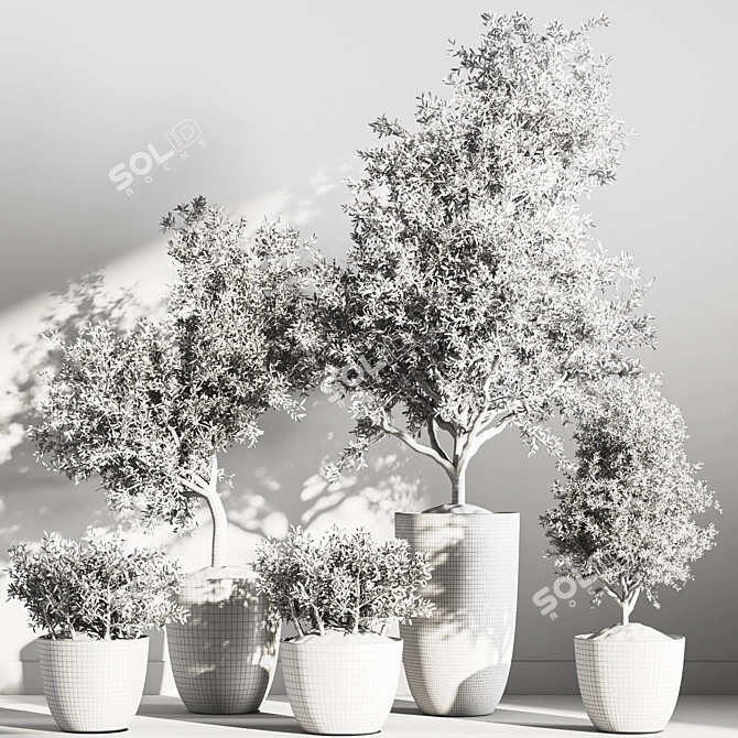 Versatile Indoor Plant Station 3D model image 7