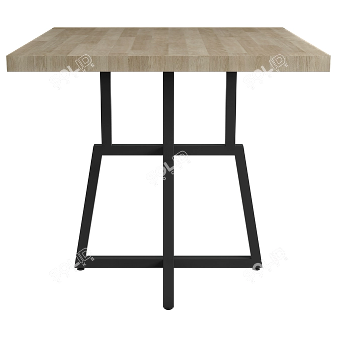 Minimal Loft Table | 60x60 cm 3D model image 2