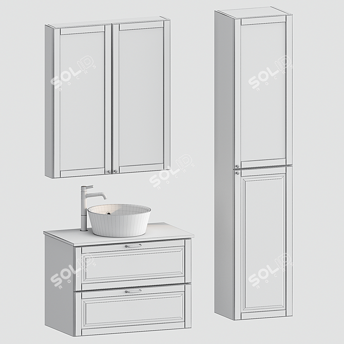 IKEA Bathroom Set 3D model image 2