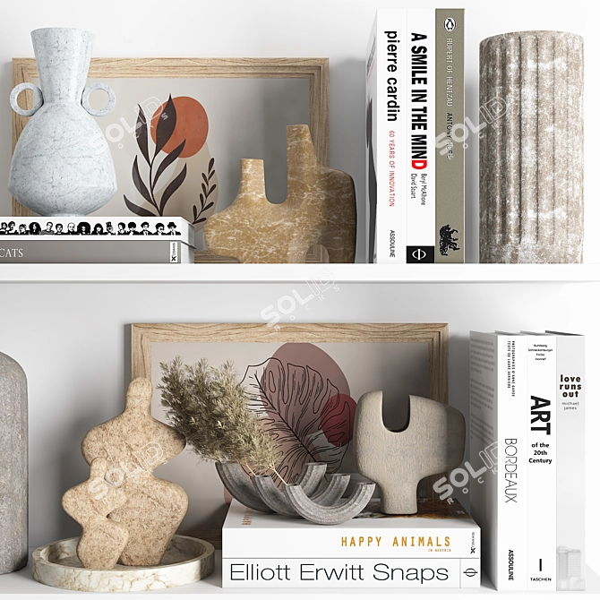 Elegant Decor Set 3D model image 2