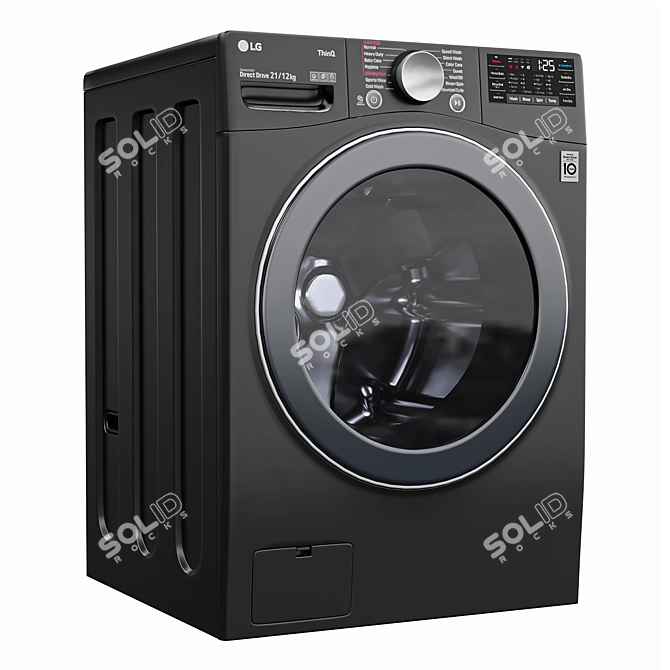 LG FHD2112STB: Advanced Washing Machine with Superior Performance 3D model image 1