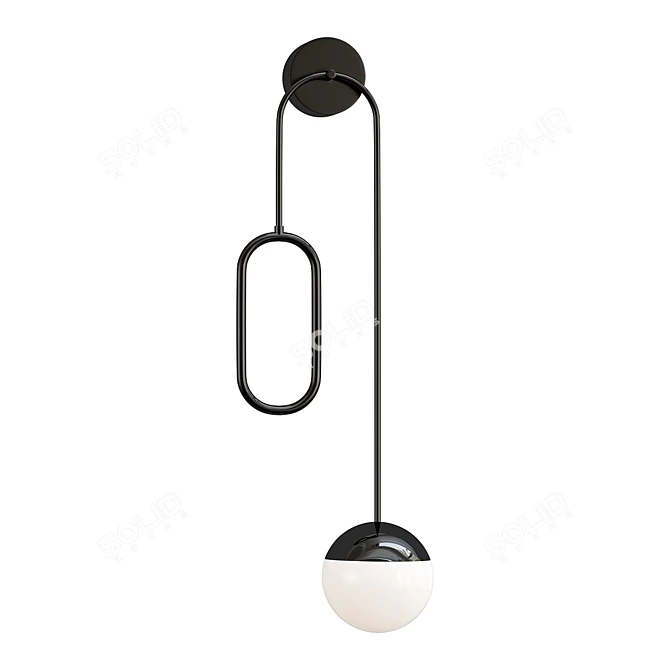 Modern Niello Lamp: 2013 Edition 3D model image 1