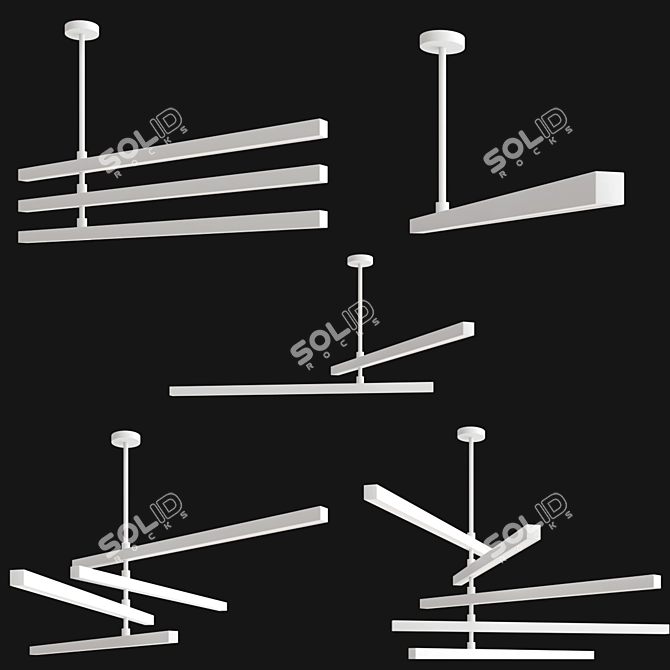 Versatile Lighting Switch Collection 3D model image 2