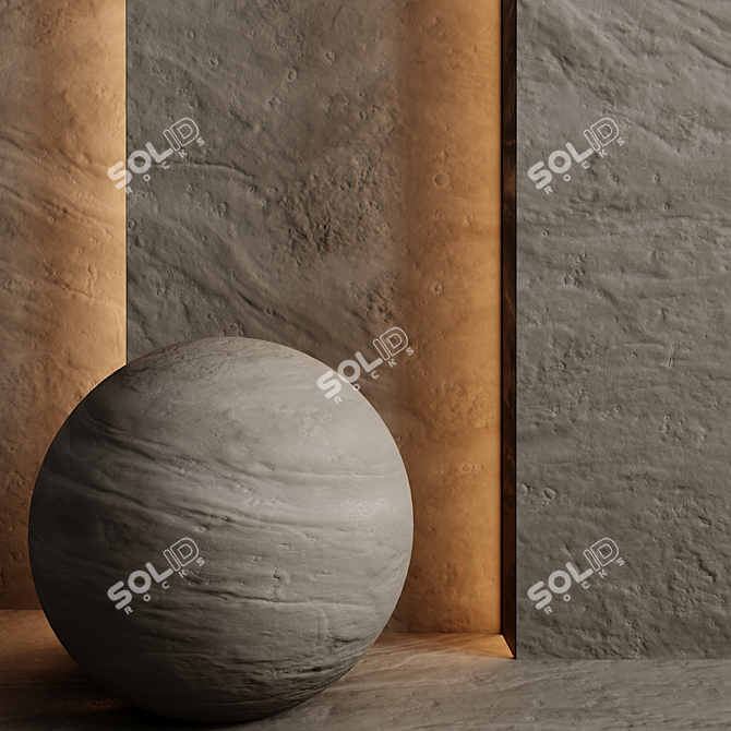 Stone 7: 3D Max Vray & Corona, FBX, Textures 3D model image 2