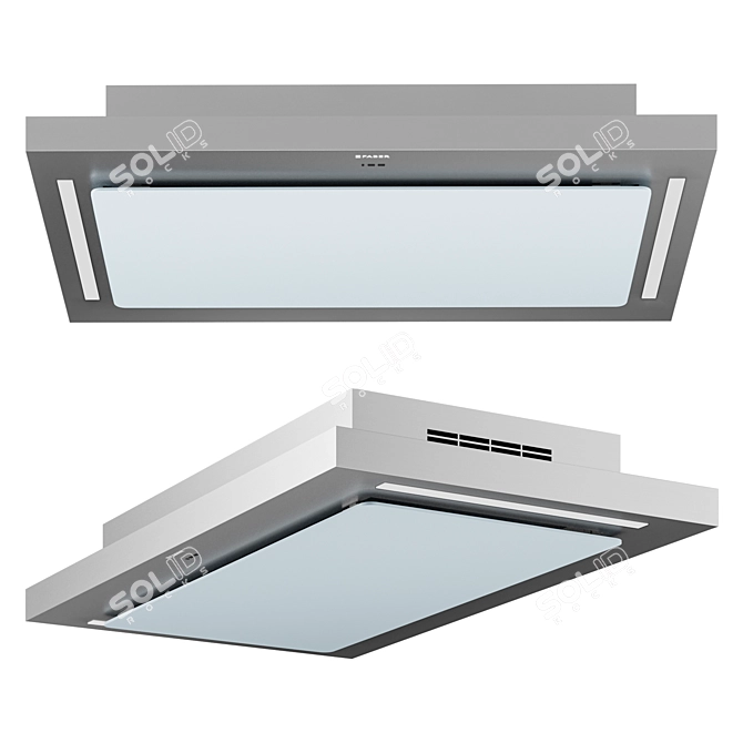 SKYPAD FABER Island Hood 3D model image 1