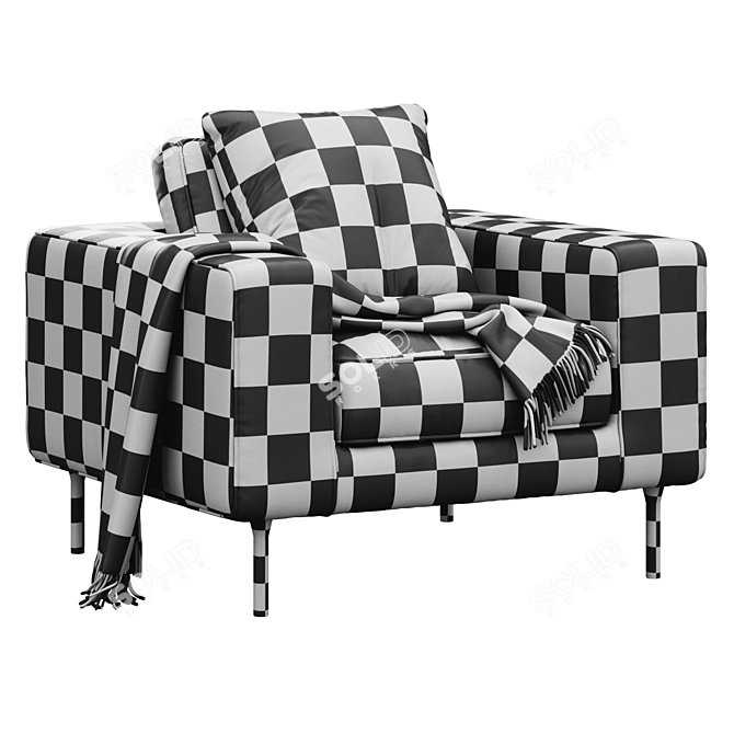 Modern Neo Armchair: Stylish Comfort 3D model image 5