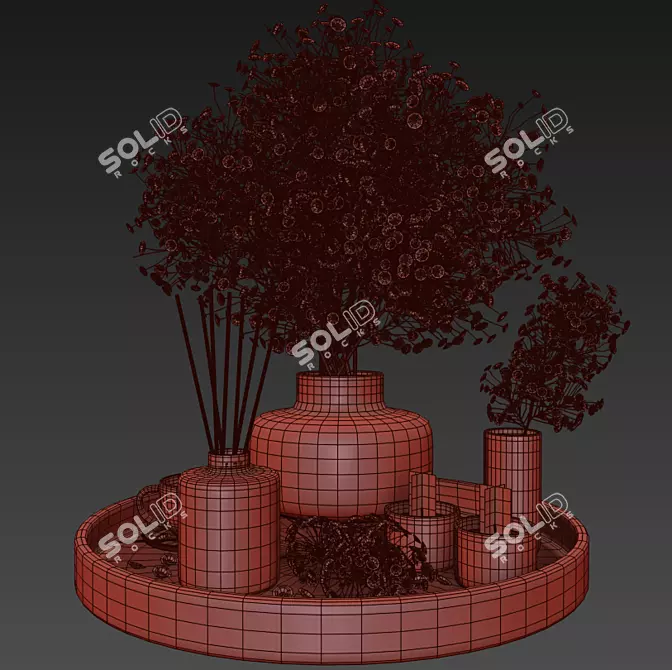 Elegant Decor Set: Contempo 2013 3D model image 6