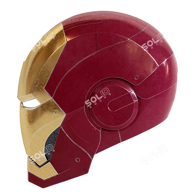 Marvel Iron Man Helmet Replica 3D model image 3