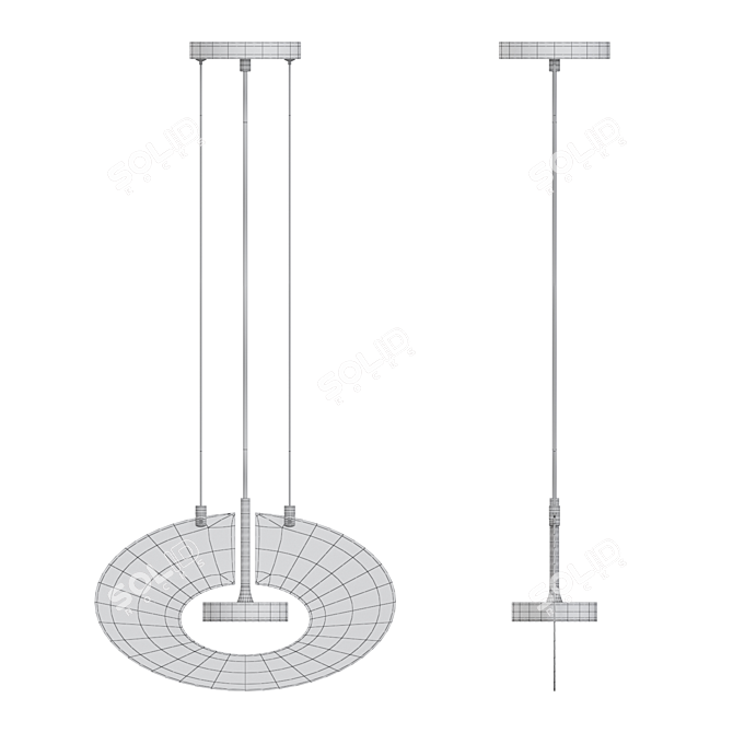 INGARA Pendant LED Lamp 3D model image 3