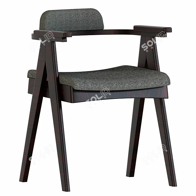 Sleek Olav Chair with Modern Design 3D model image 1