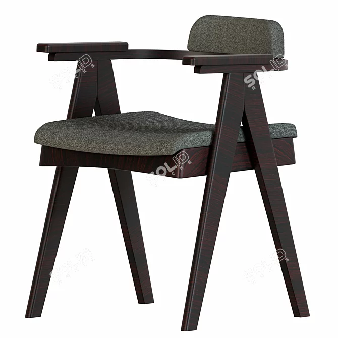 Sleek Olav Chair with Modern Design 3D model image 2
