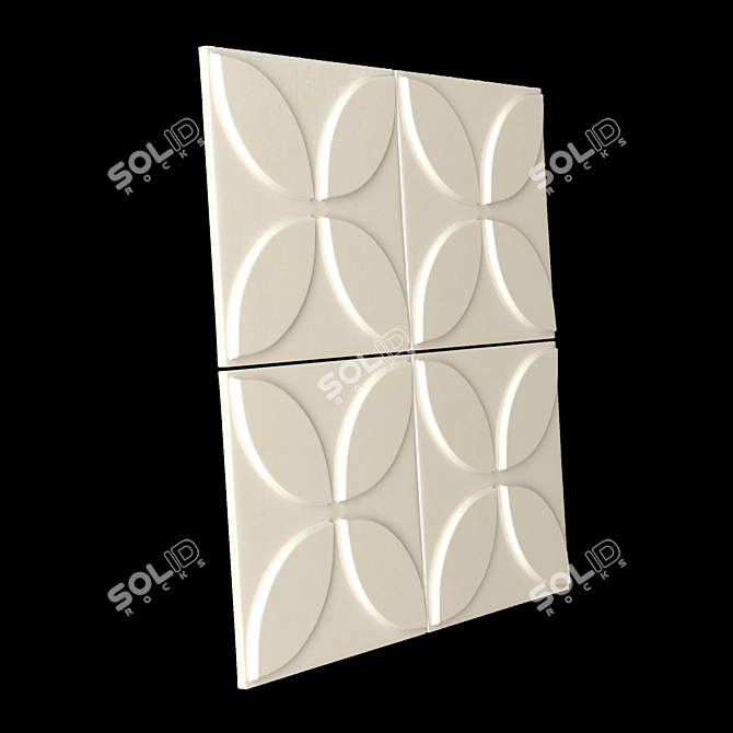 3D Panel: Versatile and Vibrant Wall Decor 3D model image 6