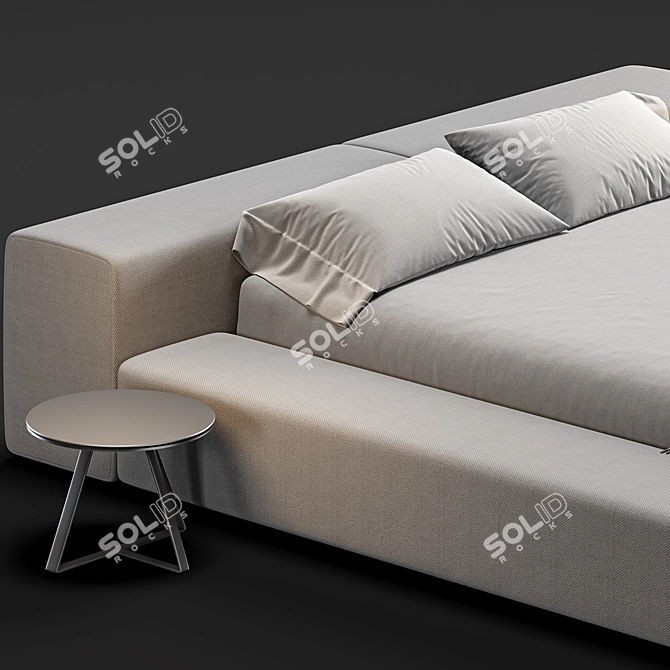 Modern Living Divani Wall Bed Vol 02 3D model image 2