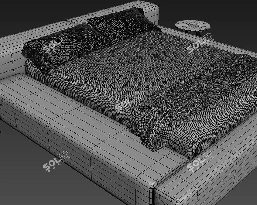 Modern Living Divani Wall Bed Vol 02 3D model image 4