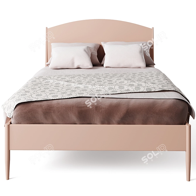 Hampshire Arched Kids Full Bed 3D model image 4