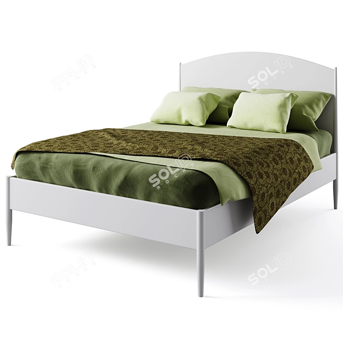 Hampshire Arched Kids Full Bed 3D model image 5